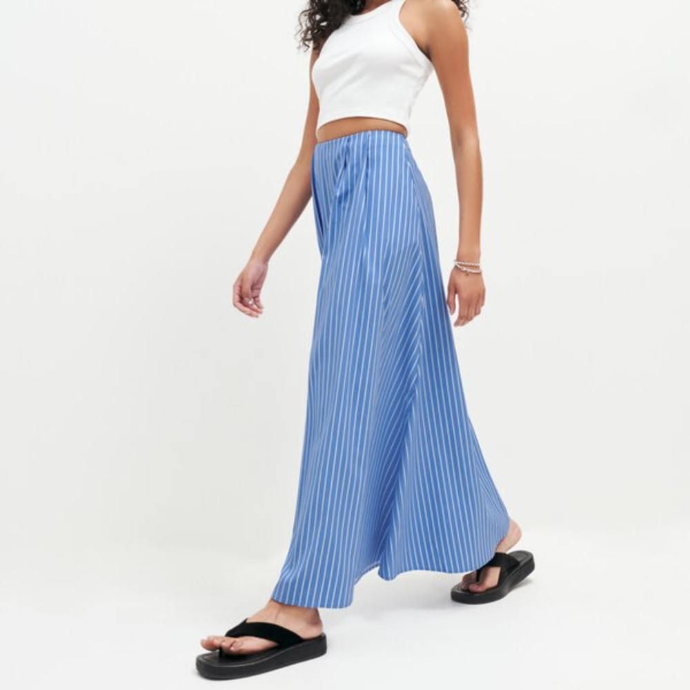 NWOT Reformation Lucy Skirt in Tribune Stripe